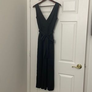 Jcrew Wide Leg V-neck Jumpsuit